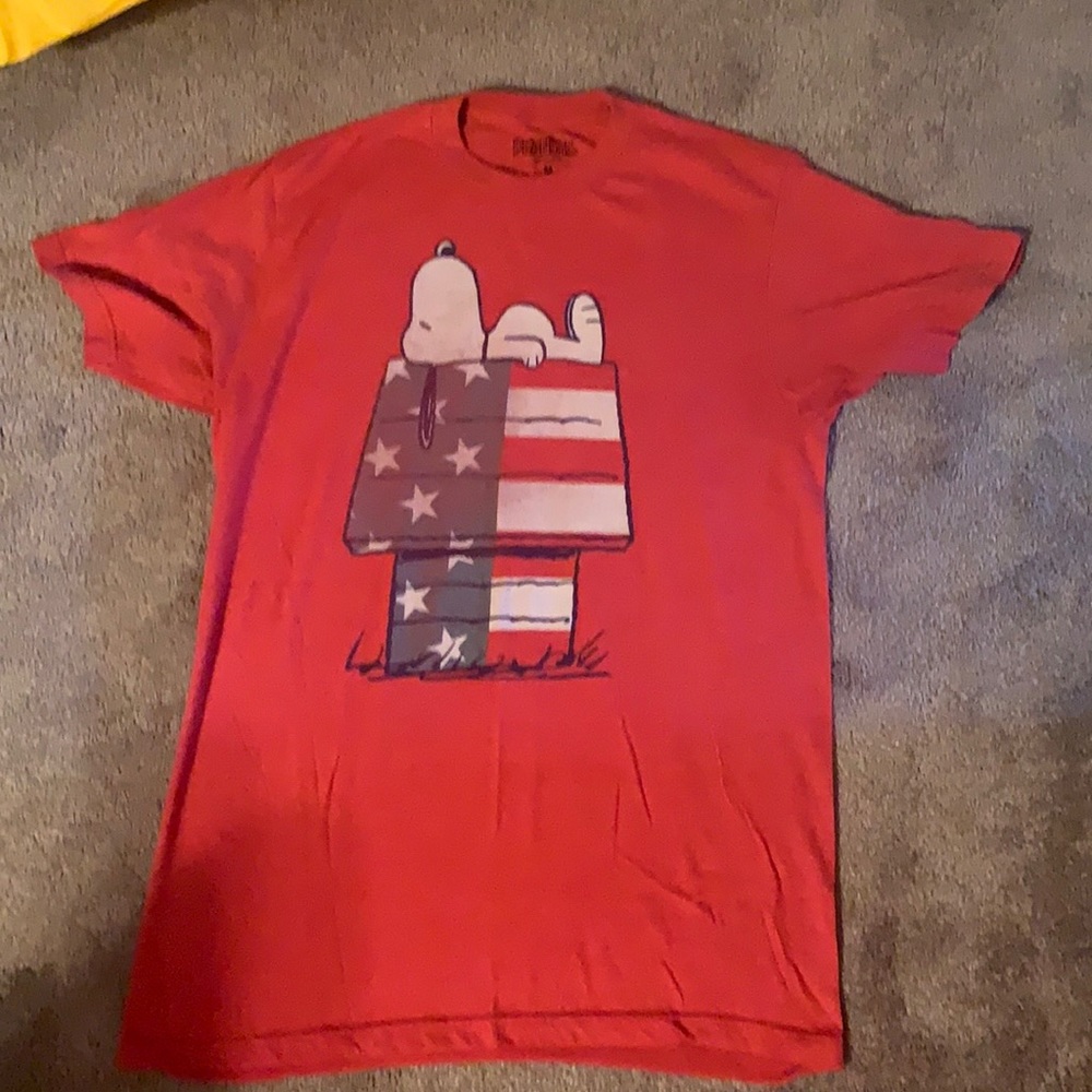 American Flag Snoopy Shirt